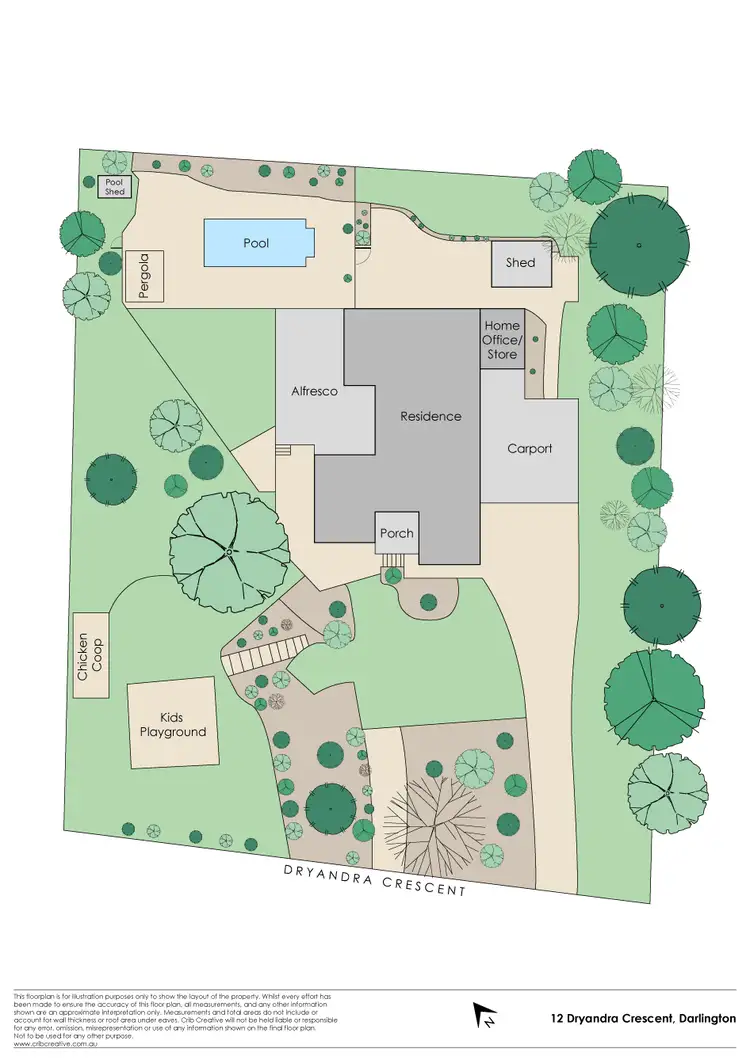 Floorplan of Homely house listing, 12 Dryandra Crescent, Darlington WA 6070