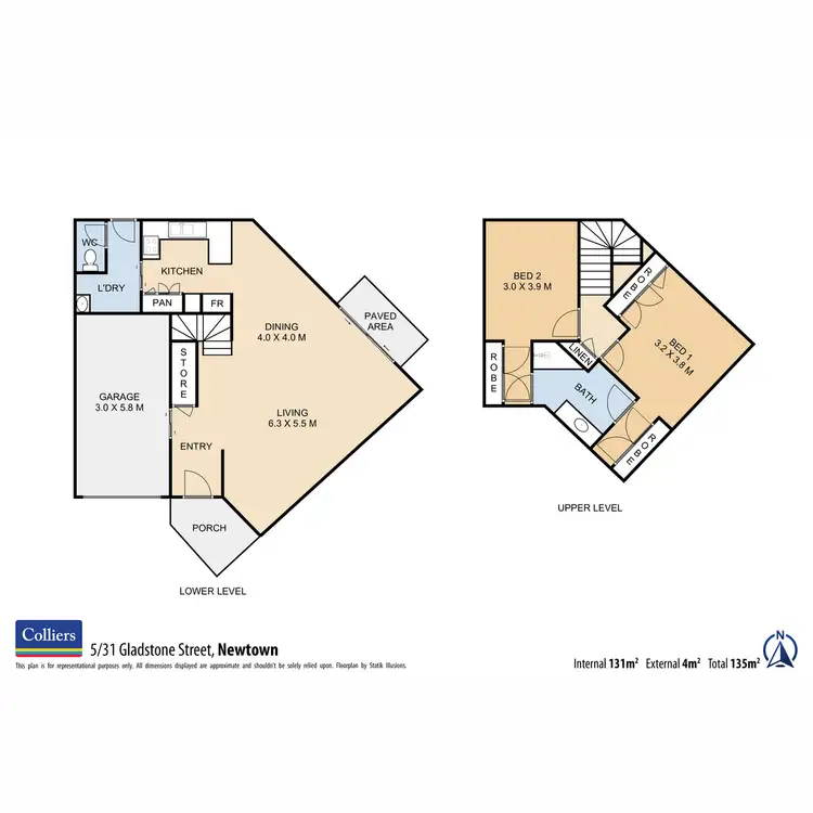 Floorplan of Homely townhouse listing, 5/31 Gladstone Street, Newtown QLD 4350