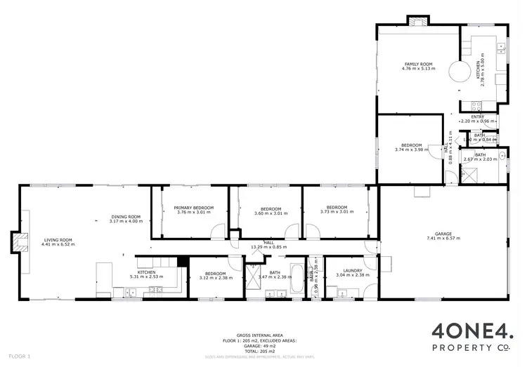 Floorplan of Homely house listing, 59 Millers Road, Lachlan TAS 7140