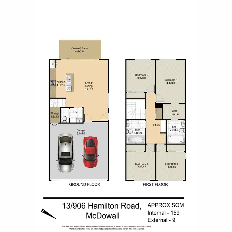 Floorplan of Homely townhouse listing, 13/906 Hamilton Road, Mcdowall QLD 4053