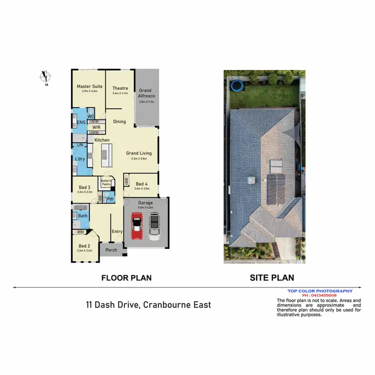 Floorplan of Homely house listing, 11 Dash Drive, Cranbourne East VIC 3977