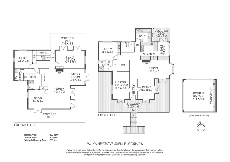 Floorplan of Homely house listing, 94 Lynne Grove Avenue, Corinda QLD 4075