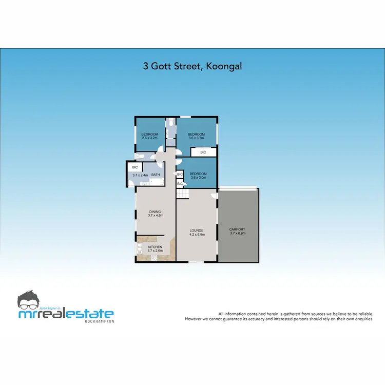Floorplan of Homely house listing, 3 Gott Street, Koongal QLD 4701