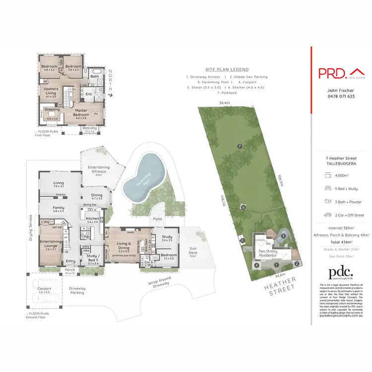 Floorplan of Homely house listing, 7 Heather Street, Tallebudgera QLD 4228