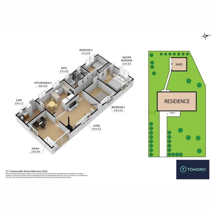 Floorplan of Homely house listing, 371 Greenwattle Street, Wilsonton QLD 4350