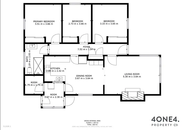 Floorplan of Homely house listing, 1 Albion Street, Glenorchy TAS 7010