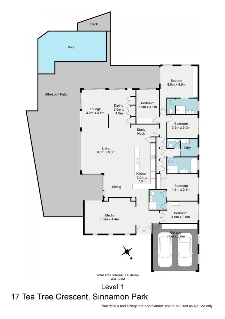 Floorplan of Homely house listing, 17 Tea Tree Crescent, Sinnamon Park QLD 4073