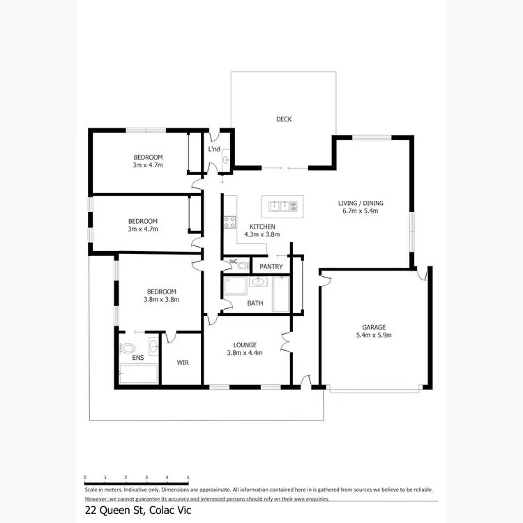 Floorplan of Homely house listing, 22 Queen Street, Colac VIC 3250