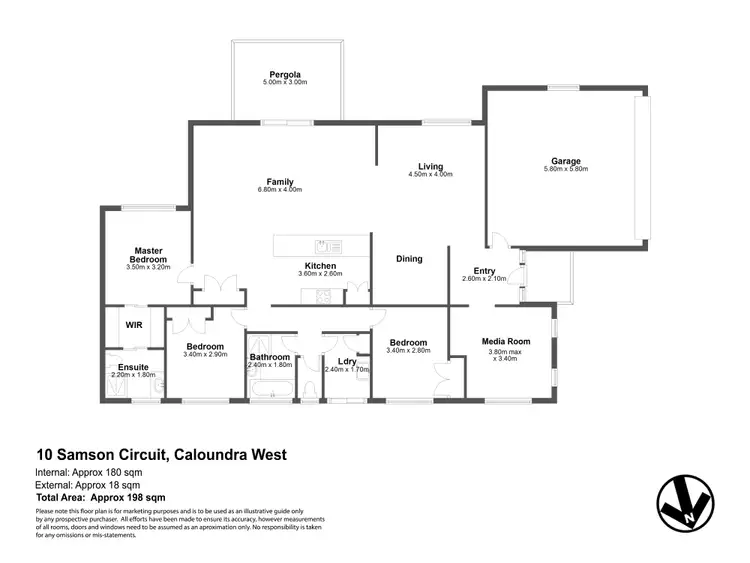 Floorplan of Homely house listing, 10 Samson Circuit, Caloundra West QLD 4551