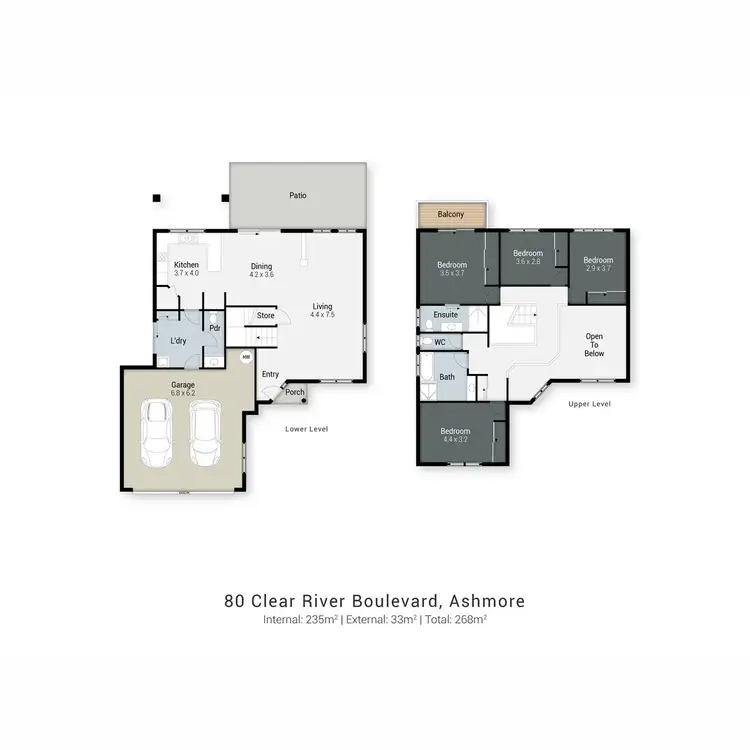 Floorplan of Homely house listing, 80 Clear River Boulevard, Ashmore QLD 4214