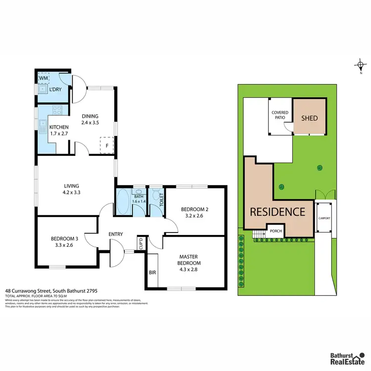 Floorplan of Homely house listing, 48 Currawong Street, South Bathurst NSW 2795
