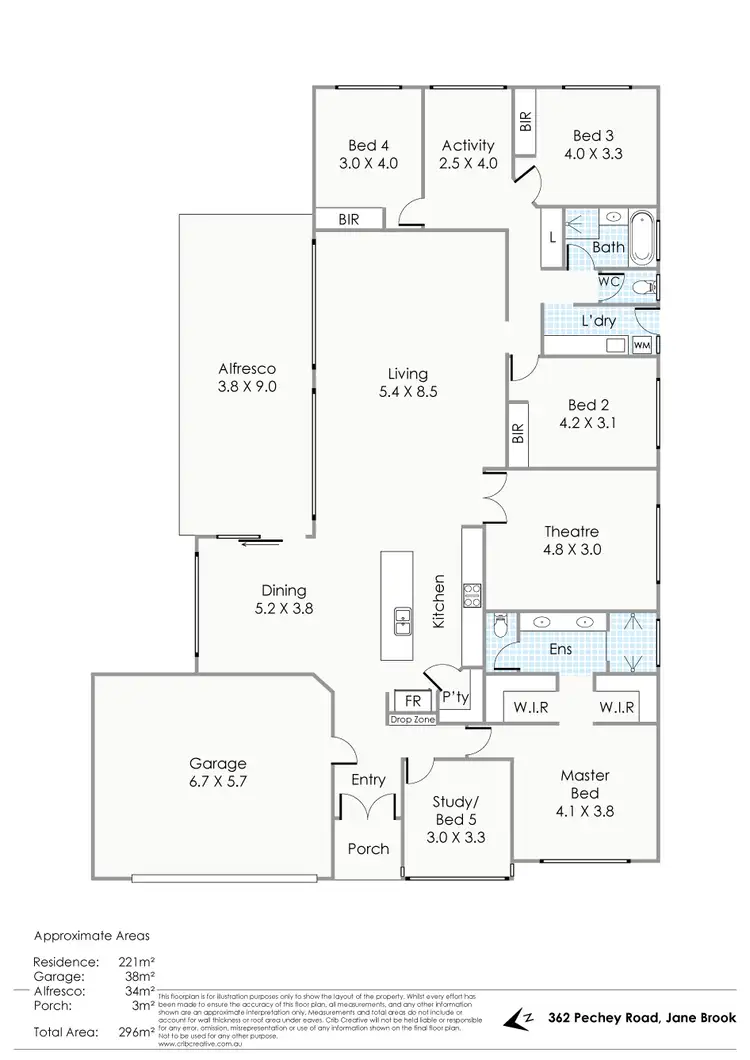 Floorplan of Homely house listing, 362 Pechey Road, Jane Brook WA 6056
