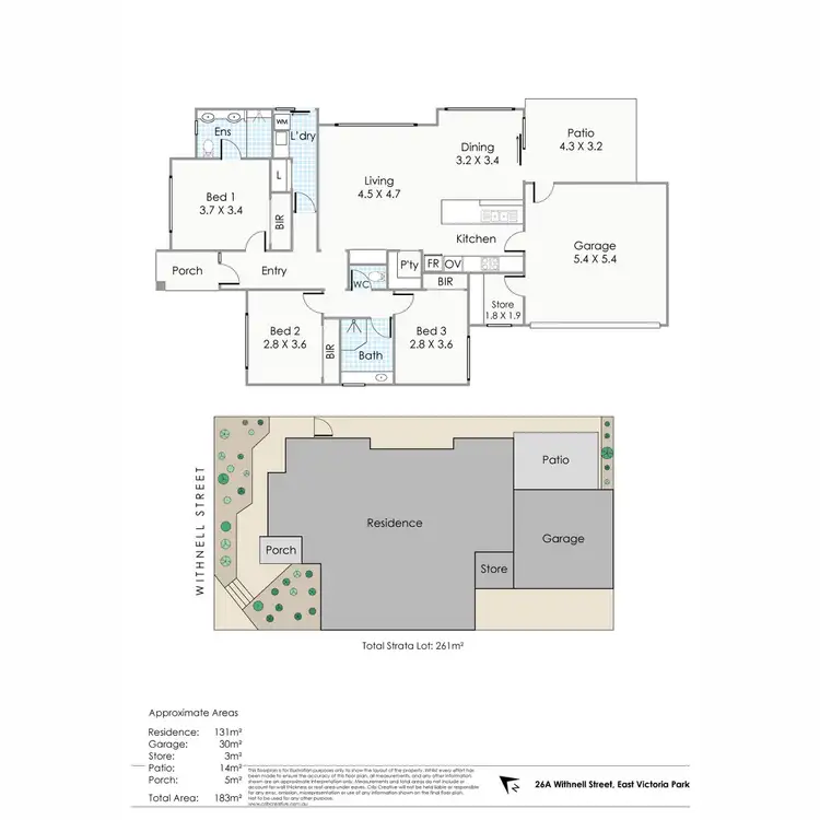 Floorplan of Homely house listing, 26a Withnell Street, East Victoria Park WA 6101