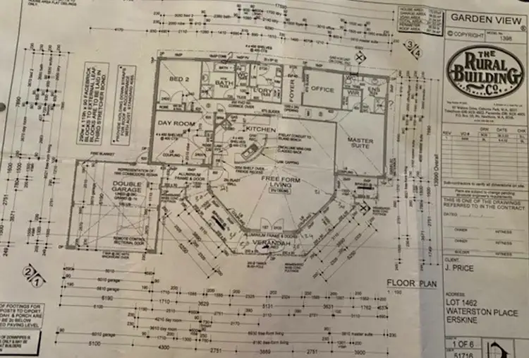 Floorplan of Homely house listing, 1 Waterston Place, Erskine WA 6210