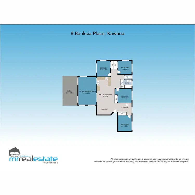 Floorplan of Homely house listing, 8 Banksia Place, Kawana QLD 4701