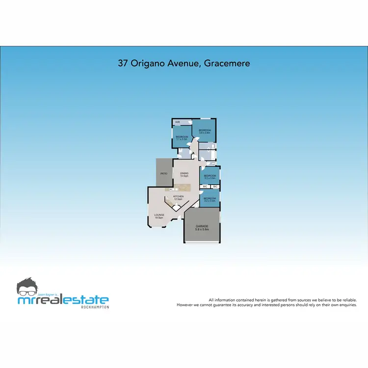 Floorplan of Homely house listing, 37 Origano Avenue, Gracemere QLD 4702