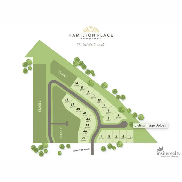 Floorplan of Homely land listing, LOT 7, 20 Hamilton Place, Woodford QLD 4514