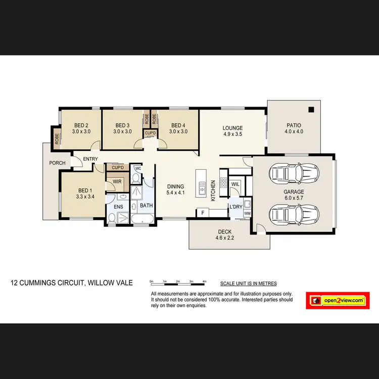 Floorplan of Homely house listing, 12 Cummings Circuit, Willow Vale QLD 4209