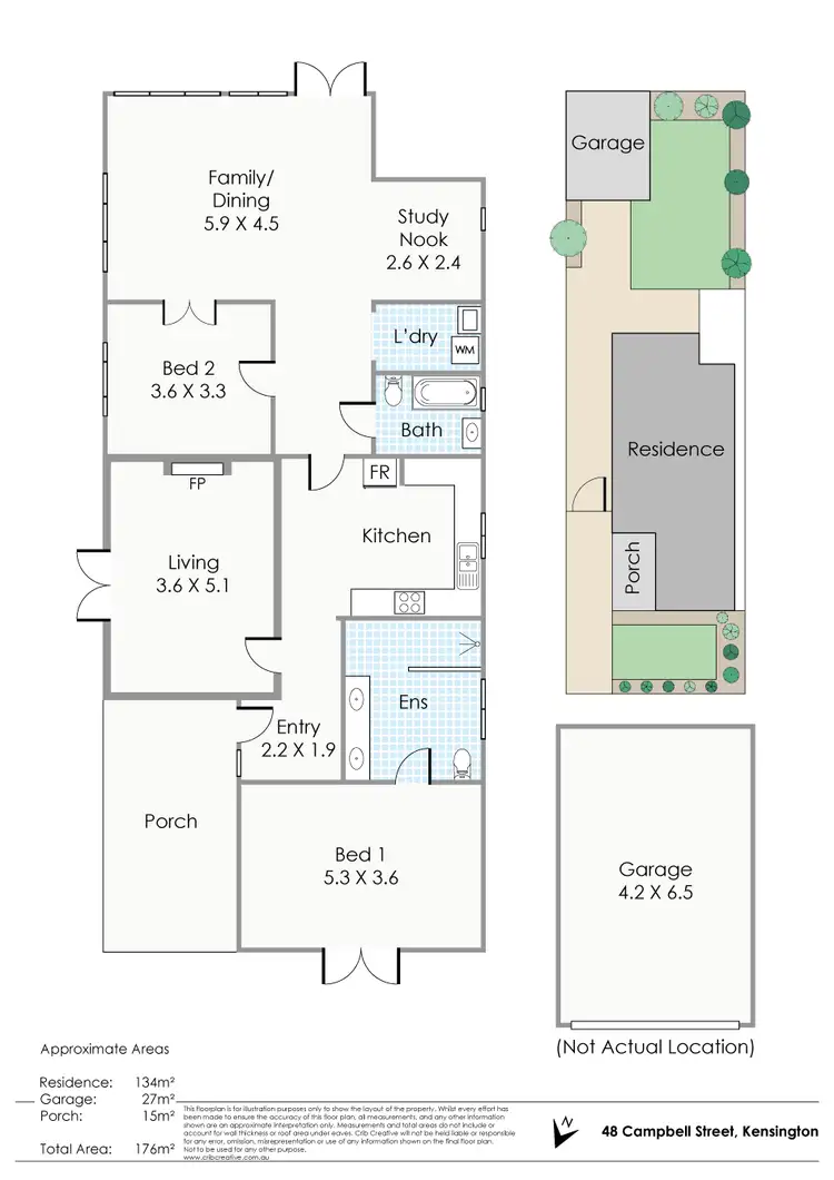 Floorplan of Homely house listing, 48 Campbell Street, Kensington WA 6151