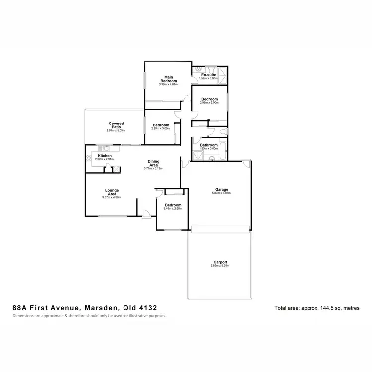 Floorplan of Homely house listing, 88a First Avenue, Marsden QLD 4132