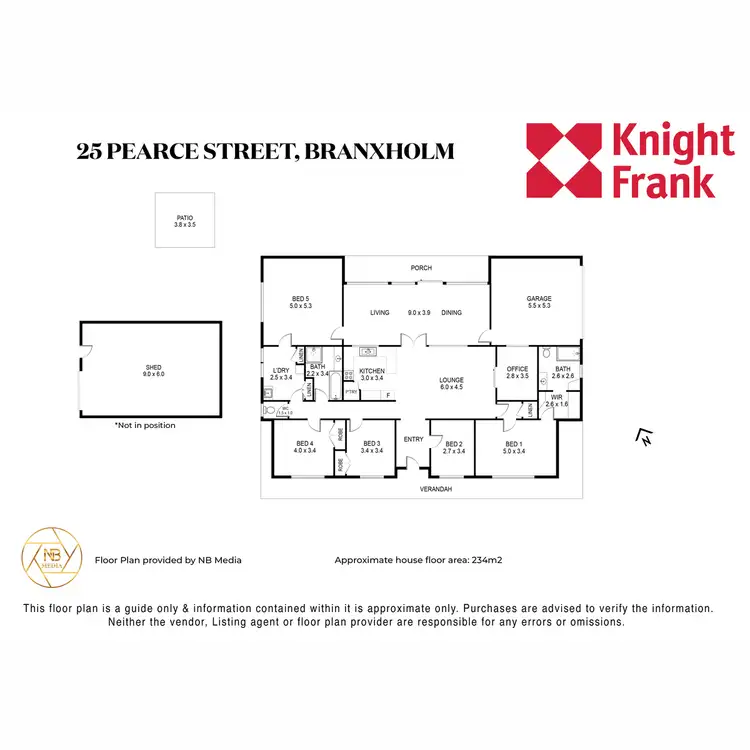 Floorplan of Homely house listing, 25 Pearce Street, Branxholm TAS 7261