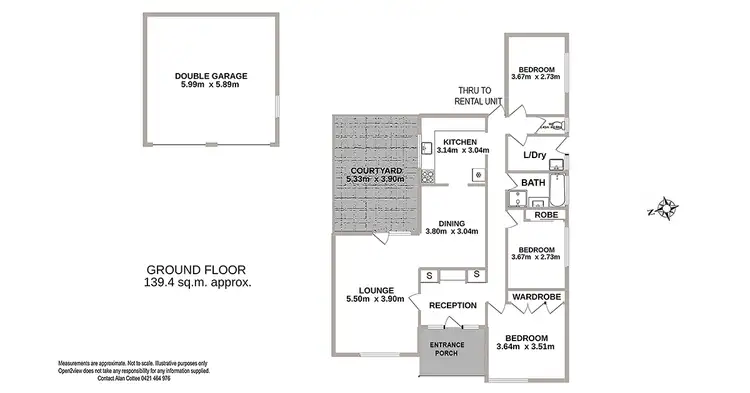 Floorplan of Homely house listing, 402 Somerville Road, Hornsby Heights NSW 2077