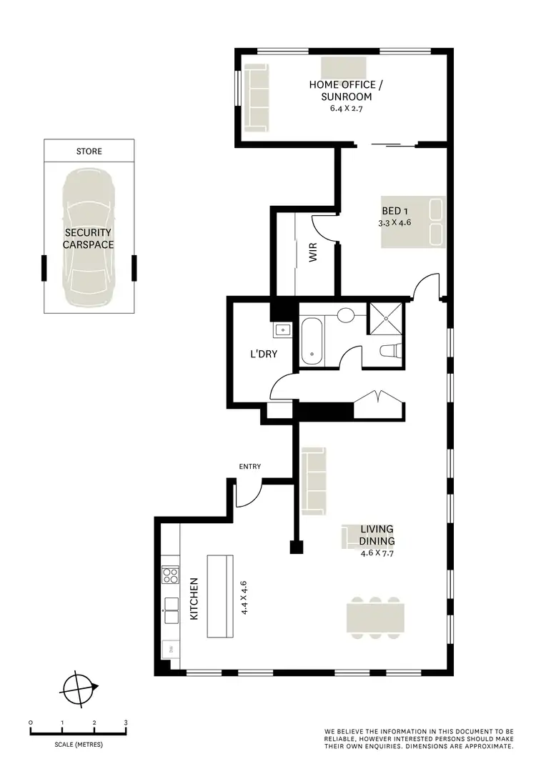 Floorplan of Homely apartment listing, 1W/780 Bourke Street, Redfern NSW 2016
