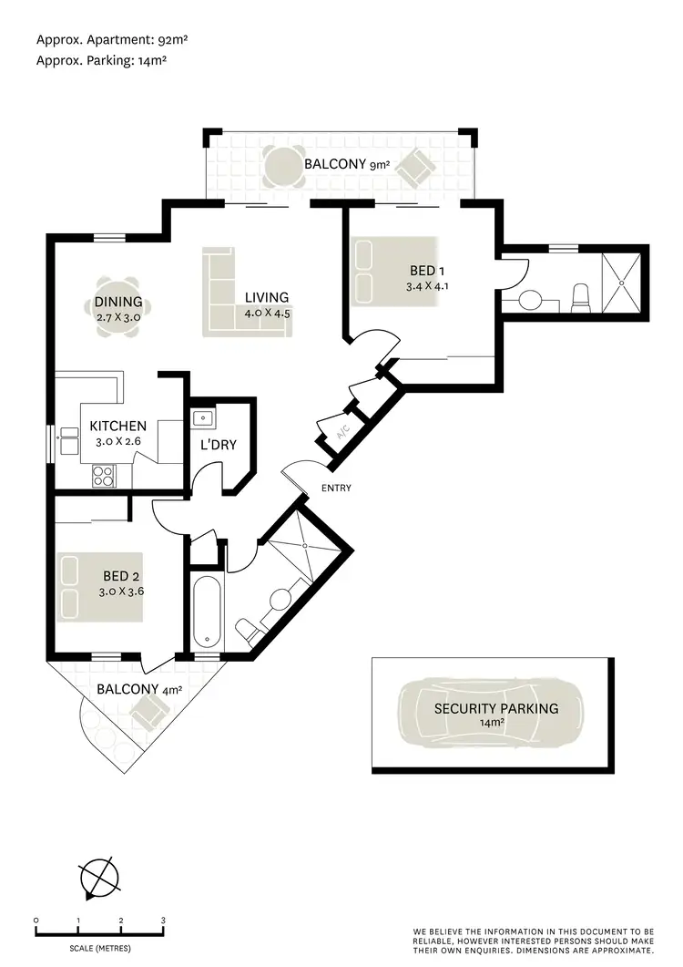 Floorplan of Homely apartment listing, 91/3 Hyam Street, Balmain NSW 2041