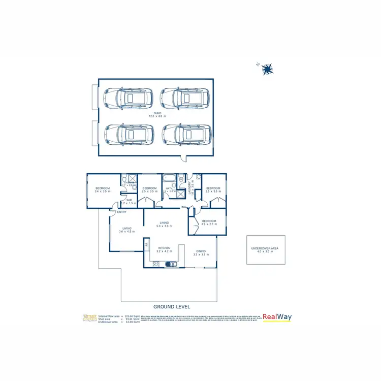 Floorplan of Homely rural property listing, 926 Spa Water Road, Iredale QLD 4344