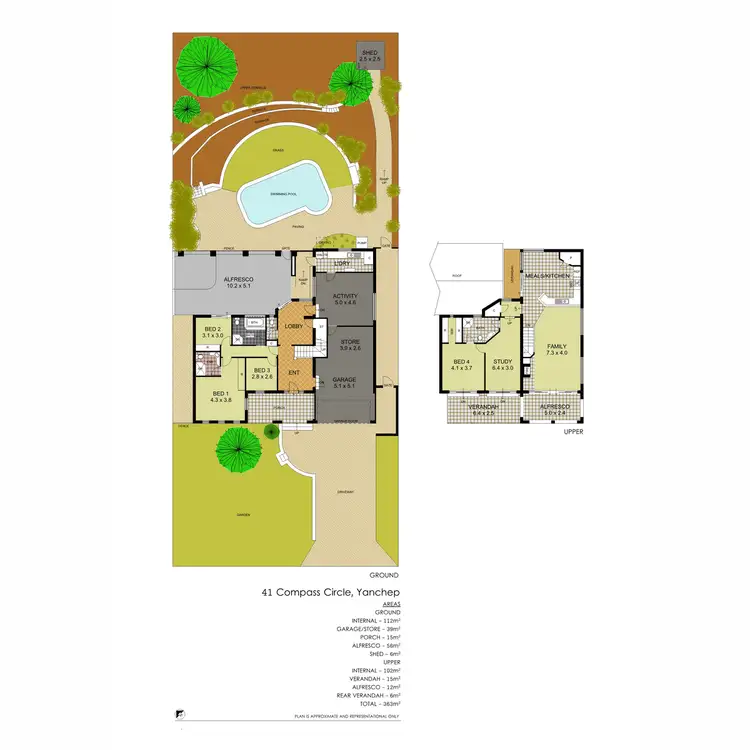 Floorplan of Homely house listing, 41 Compass Circle, Yanchep WA 6035