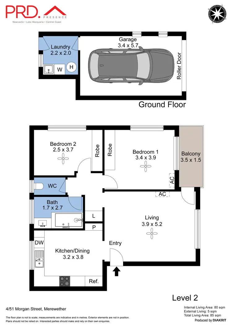 Floorplan of Homely apartment listing, 4/51 Morgan Street, Merewether NSW 2291