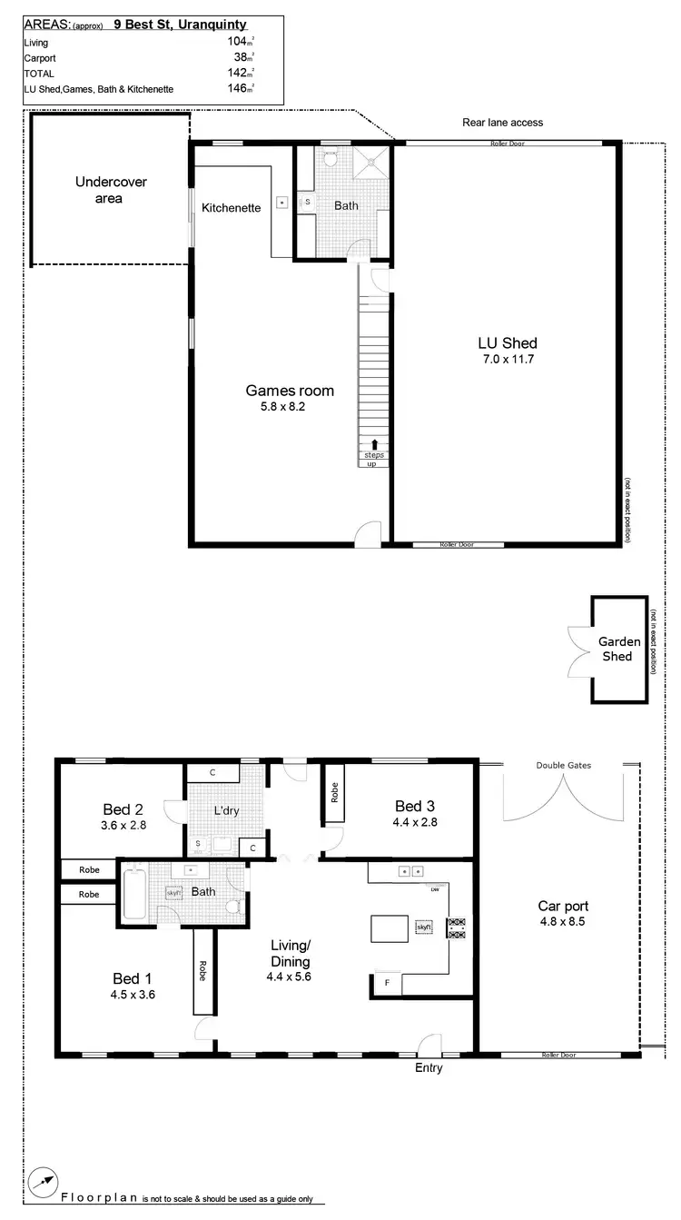 Floorplan of Homely house listing, 9 Best Street, Uranquinty NSW 2652