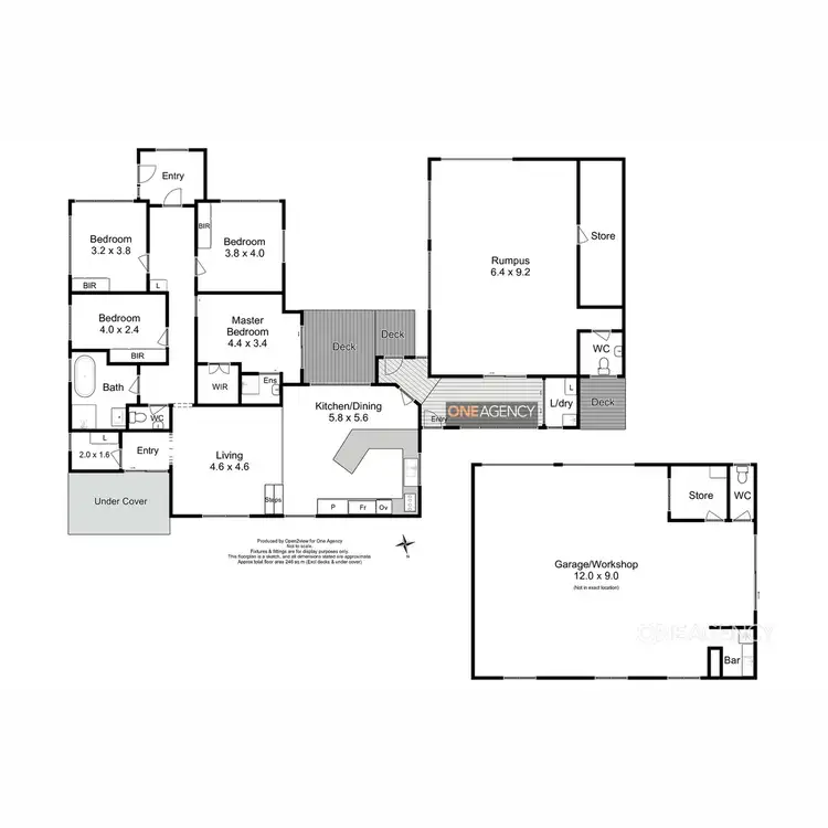 Floorplan of Homely house listing, 43 Havelock Street, Smithton TAS 7330