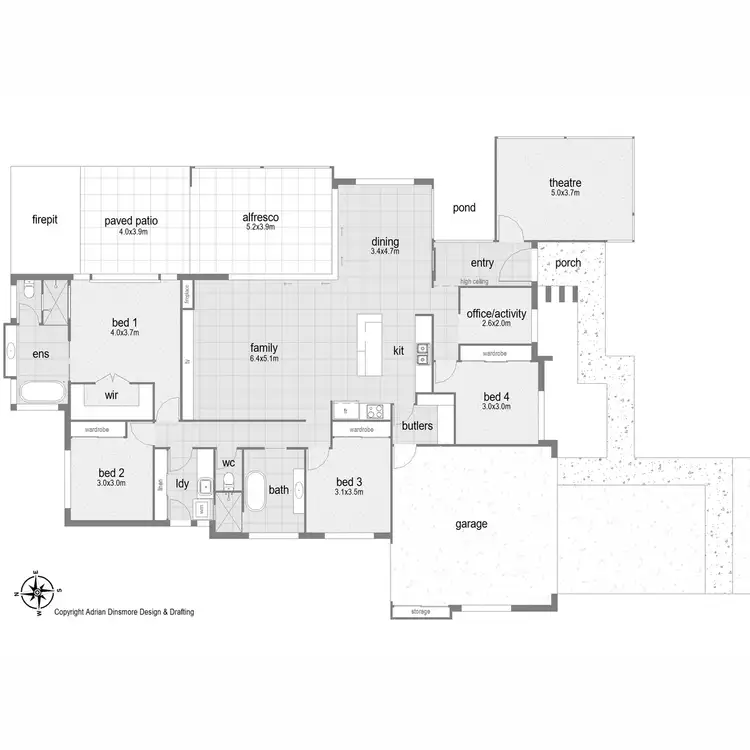Floorplan of Homely house listing, 40 Sportsman Drive, Kleinton QLD 4352
