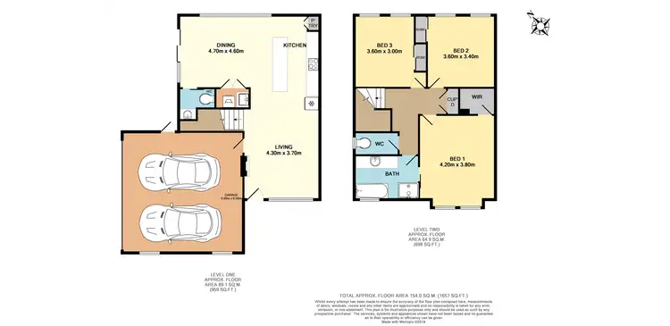 Floorplan of Homely townhouse listing, 7 Seacombe Street, Dromana VIC 3936