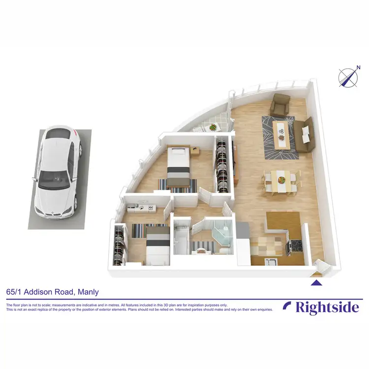 Floorplan of Homely apartment listing, 65/1 Addison Road, Manly NSW 2095
