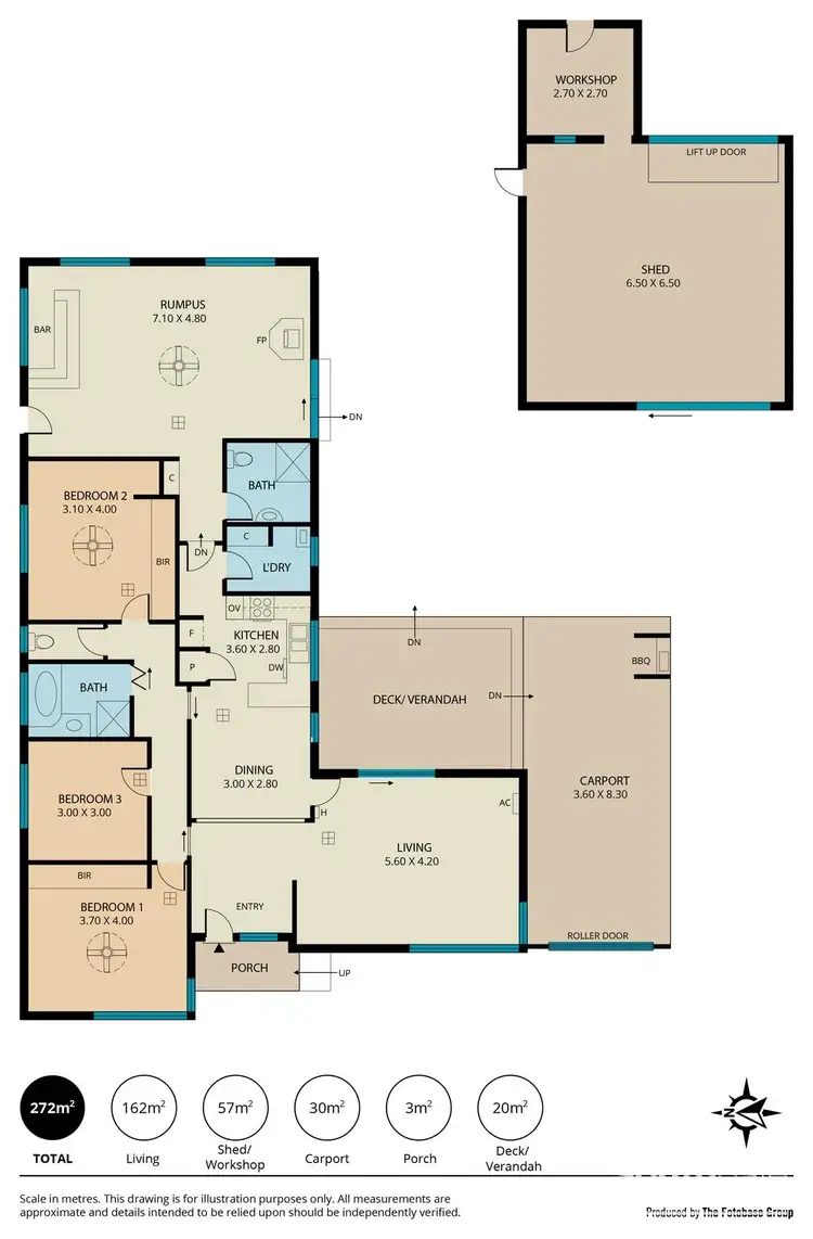 Floorplan of Homely house listing, 6 Martha Street, Seaford SA 5169