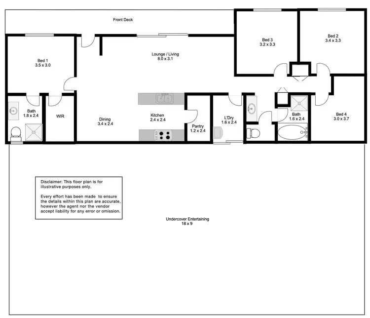 Floorplan of Homely rural property listing, Lot 37 Snapper Hill Road, Wangary SA 5607