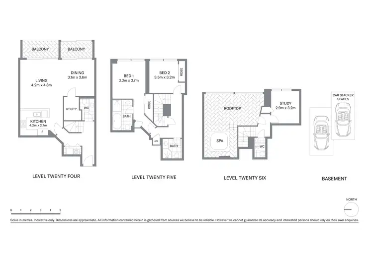 Floorplan of Homely apartment listing, Penthouse 159/361 Kent Street, Sydney NSW 2000