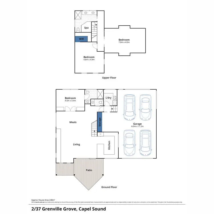 Floorplan of Homely house listing, 2/37 Grenville Grove, Capel Sound VIC 3940