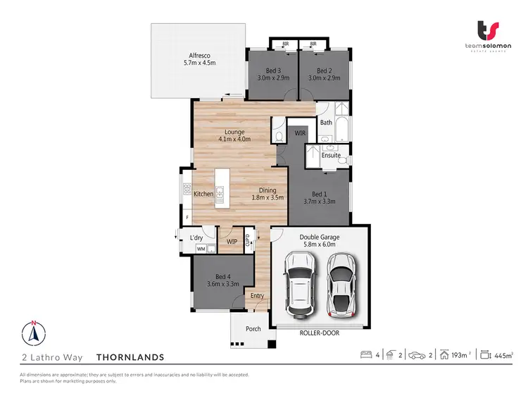 Floorplan of Homely house listing, 2 Lathro Way, Thornlands QLD 4164
