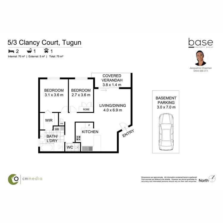 Floorplan of Homely apartment listing, 5/3 Clancy Court, Tugun QLD 4224