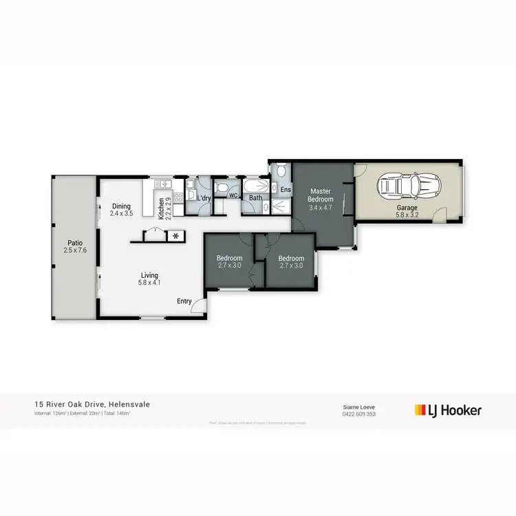 Floorplan of Homely house listing, 15 River Oak Drive, Helensvale QLD 4212