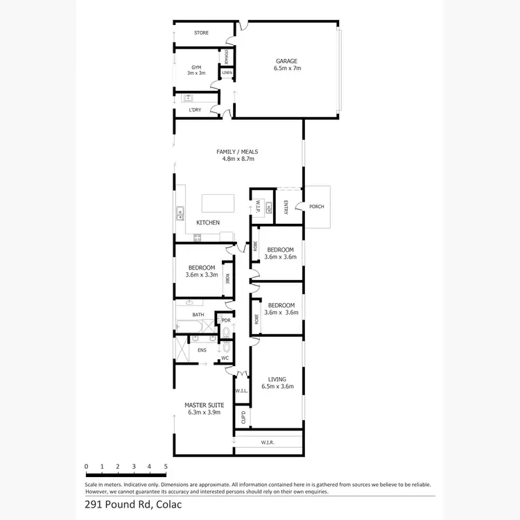 Floorplan of Homely house listing, 291 Pound Road, Colac VIC 3250