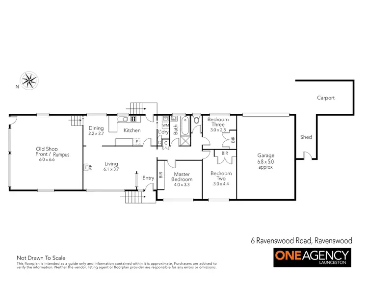Floorplan of Homely house listing, 6 Ravenswood Road, Ravenswood TAS 7250