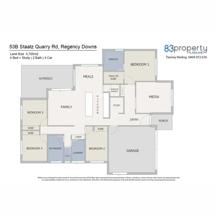 Floorplan of Homely rural property listing, 53B Staatz Quarry Road, Regency Downs QLD 4341