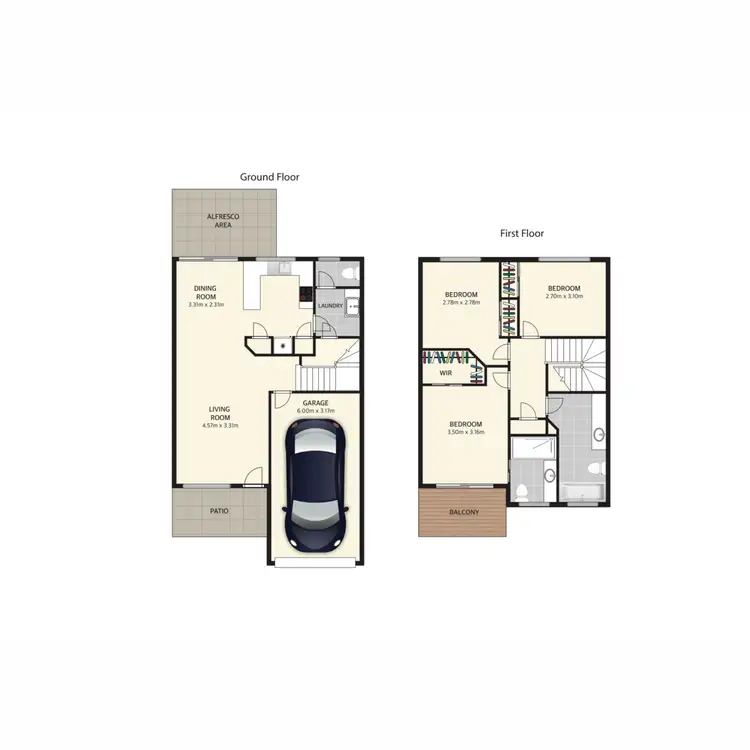 Floorplan of Homely townhouse listing, 84/21-29 Second Avenue, Marsden QLD 4132