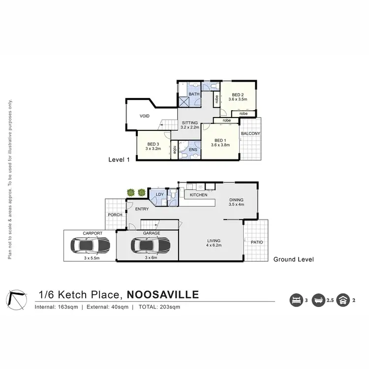 Floorplan of Homely unit listing, 1/6 Ketch Place, Noosaville QLD 4566