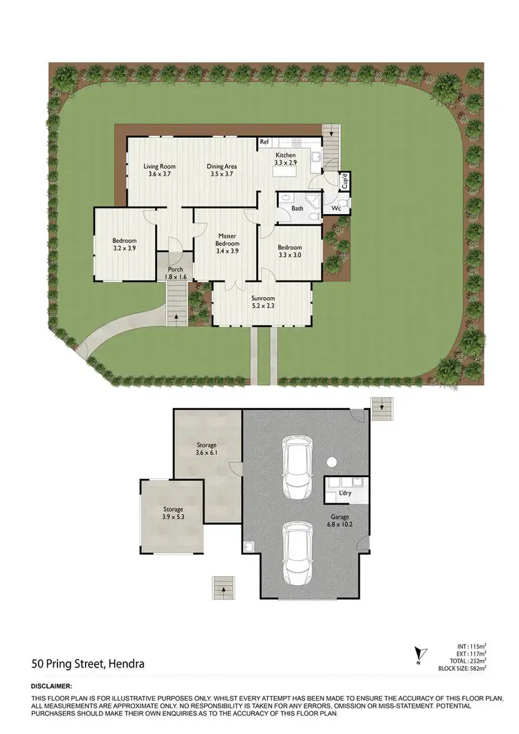Floorplan of Homely house listing, 50 Pring Street, Hendra QLD 4011