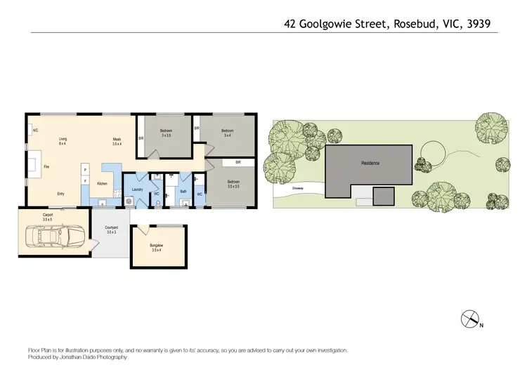 Floorplan of Homely house listing, 42 Goolgowie Street, Rosebud VIC 3939